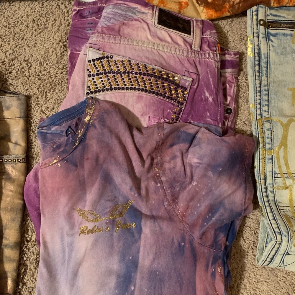 Robin Jeans and shirts